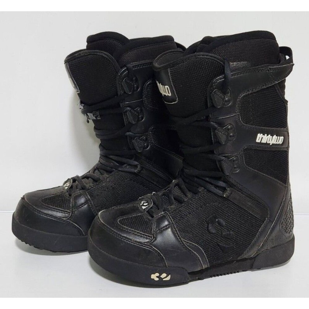 Men’s ThirtyTwo Prion Snowboard Boots Size 7 Black Lace-Up